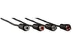 Hama 1.5m 2 x RCA M/F câble audio 1,5 m Noir