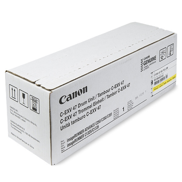 Tambour d'image jaune d'origine Canon C EXV47Y 8523B002 Tambour Neuf