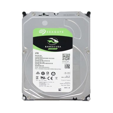 SEAGATE - Disque dur Interne HDD - BarraCuda - 4To - 5 400 tr/min - 3.5