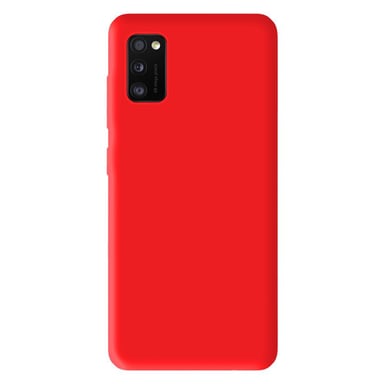 Coque silicone unie Mat Rouge compatible Samsung Galaxy A31