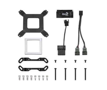 Aerocool MIRAGEL120 Refrigeración Líquida CPU Ventilador 12cm ARGB TDP 200W Negro