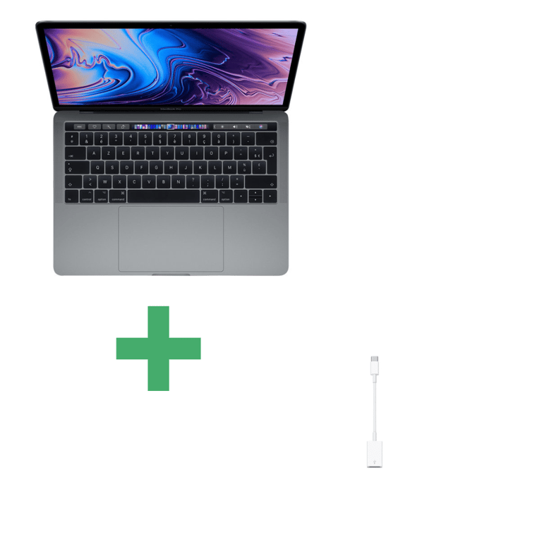 MacBook Pro Core i5 2017 13 3 1 Ghz SSD 8 Go Intel Iris Plus Graphics 650 AZERTY Bon état - vue 1
