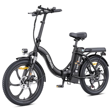 Bicicleta Eléctrica HillMiles MilePort 1 – Motor 250W Batería 36V13Ah Neumáticos De 20 Pulgadas Freno De Disco Mecánico - Negro