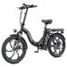Bicicleta Eléctrica HillMiles MilePort 1 – Motor 250W Batería 36V13Ah Neumáticos De 20 Pulgadas Freno De Disco Mecánico - Negro