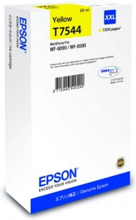 Cartouche Jaune Epson C13T75444N 7000 pages - vue 2