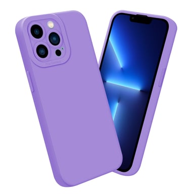 Coque pour Apple iPhone 13 PRO en FLUID VIOLET CLAIR Housse de protection Étui en silicone TPU flexible