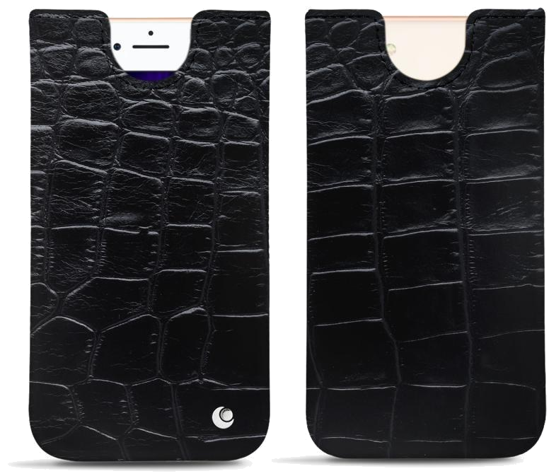 Pochette cuir Apple iPhone 8 - PochetteNoir