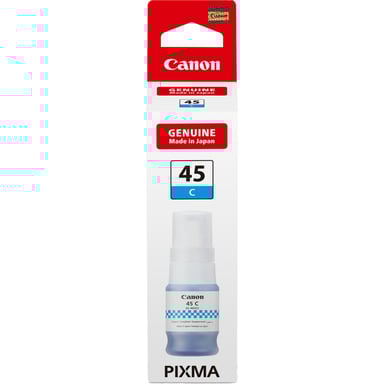 CANON Tinta/Botella de Tinta Cian GI-45 C EMB