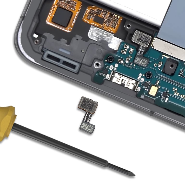 Samsung Lecteur Empreinte Digital Original pour Galaxy A56 avec Nappe de Connexion - vue 3