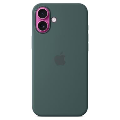 Apple Coque en silicone avec MagSafe pour iPhone 16 Plus - Vert lacustre Apple (brand) iPhone 16 Plus