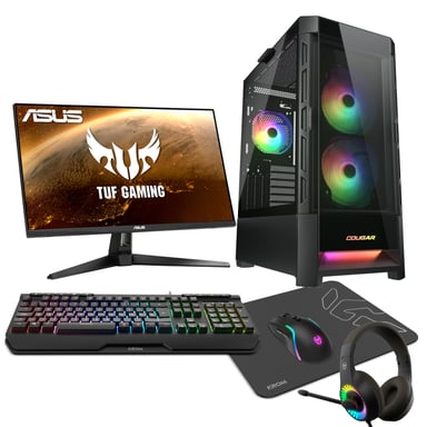 Epical-Q Pack XPlus56 AMD Ryzen 7 5800X, 32GB, 1TB SSD, RTX 4060 + Monitor 24'' + Combo Gaming