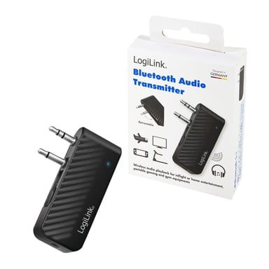 LogiLink BT0061 émetteur audio sans fil 3,5 mm 7 m Noir