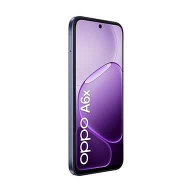 Smartphone OPPO A6x (5G) 128 GB Violeta Resistente al Agua y a los Golpes, Pantalla 120 Hz, Batería de Larga Duración