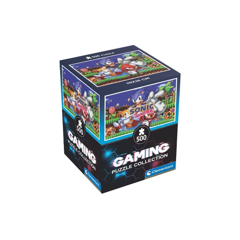 Puzzle Cube 500 pièces : Sonic Clementoni Puzzles - vue 9