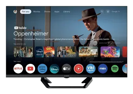 TV STRONG SRT 32HG6733C HD 32 80 cm TV Connectée Android TV Triple Tuner 2 Ports HDMI 1 ARC + 1 Ports USB + Mini AV + AntenneSat - vue 2