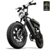 Bicicleta Eléctrica | URLIFE | T16 | 500W 48V13Ah 16'' Frenos de Disco eBike - Negro