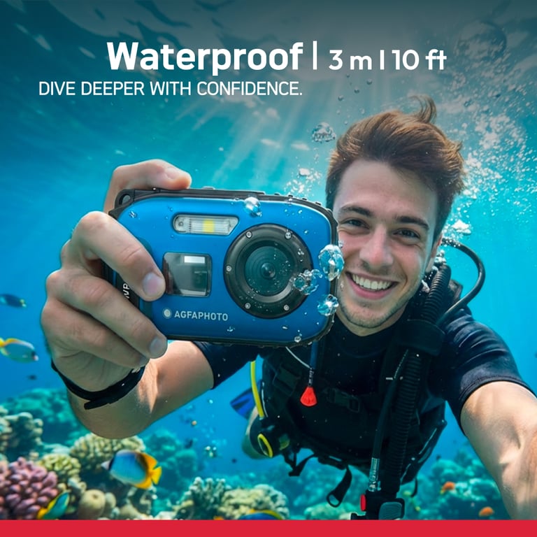 Appareil Photo Numérique Étanche AGFA PHOTO Realishot WP6000 – 18 MP Vidéo HD - vue 3