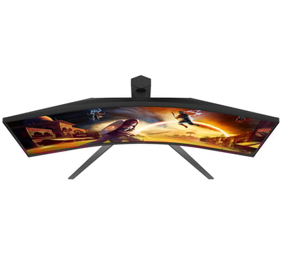 AOC G4 CU34G4Z écran plat de PC 86,4 cm (34'') 3440 x 1440 pixels Wide Quad HD LED Noir, Rouge