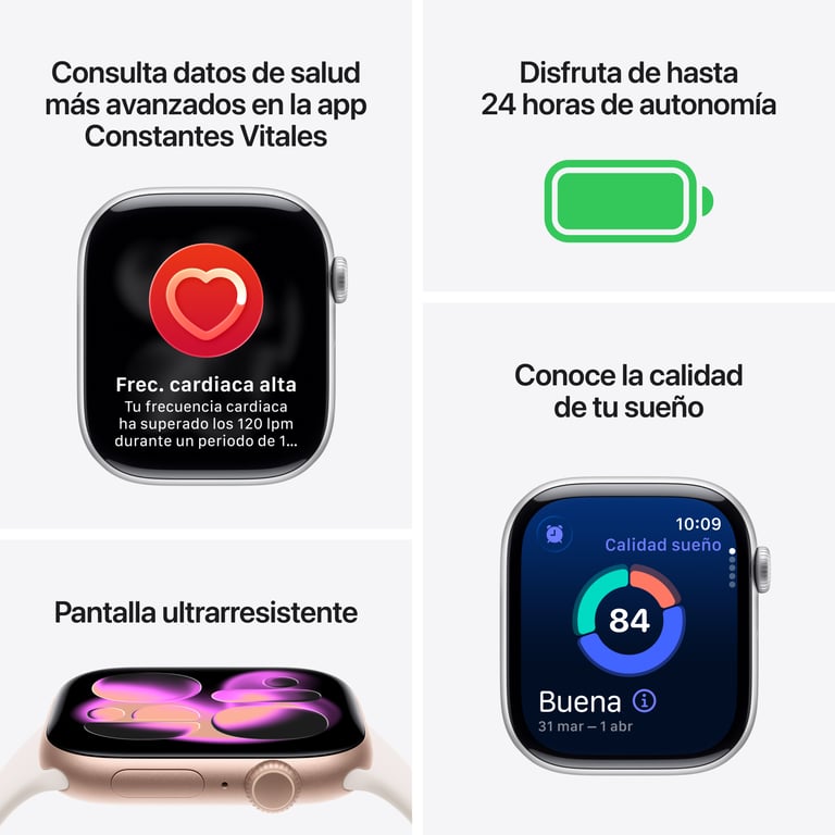 Watch Series 11 GPS + Cellular 46mm Boitier en Aluminium de Jais avec Bracelet Sport / - vue 9
