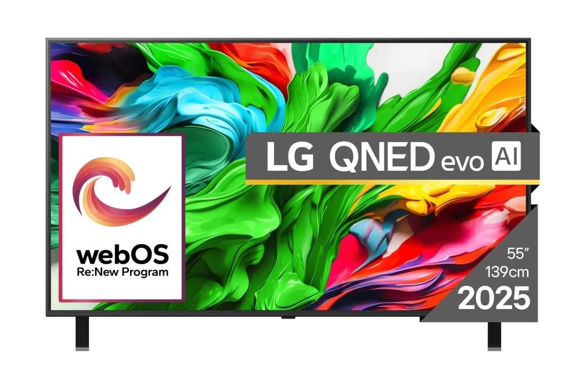 LG QNED AI 55QNED85A3C TV 139 7 cm 55 4K Ultra HD Smart TV Wifi Neuf