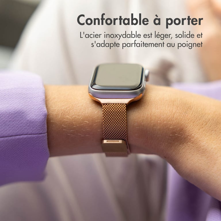 Bracelet Apple Watch 42mm Slim Milanais - vue 2