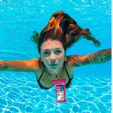 Celly SPLASHBAG20PK funda para teléfono móvil 16,5 cm (6.5'') Rosa