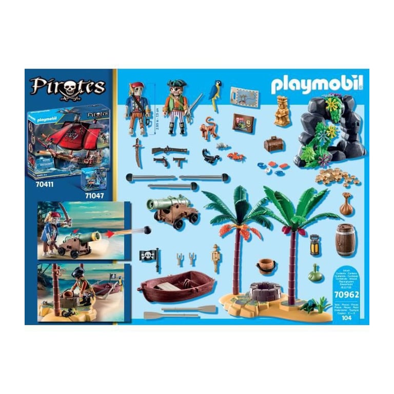 Ilôt Des Pirates Playmobil La Boîte - vue 4