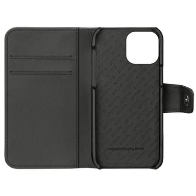 Funda de piel Apple iPhone 14 Pro Max - Solapa billetera - Negro - Piel lisa