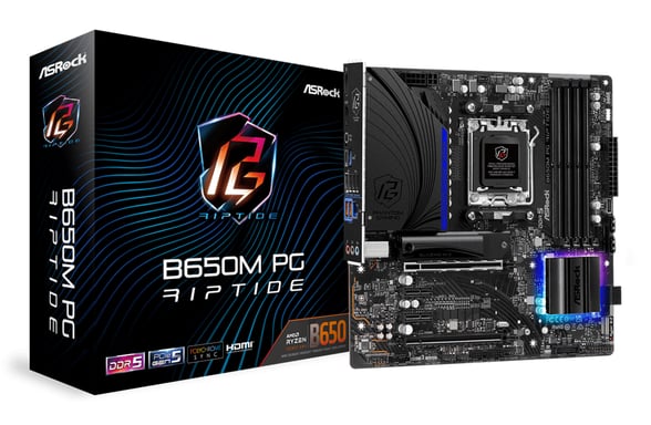 Asrock B650M PG Riptide AMD B650 AM5 slot micro ATX
