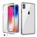 Pack Protection pour IPHONE X Max APPLE (Coque Silicone Anti-Chocs + Film Verre Trempe)