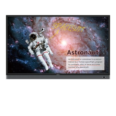 BenQ RM8602K pizarra blanca interactiva 2,18 m (86'') 3840 x 2160 Pixeles Pantalla táctil Negro