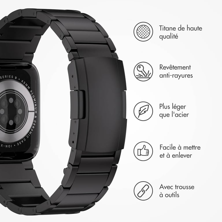 Bracelet Accezz 42mm Titane mat - vue 3