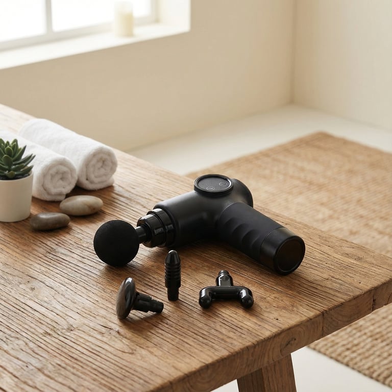 Pistolet de Massage BODYLIFE 8 Vitesses 4 Têtes Profondes - vue 4