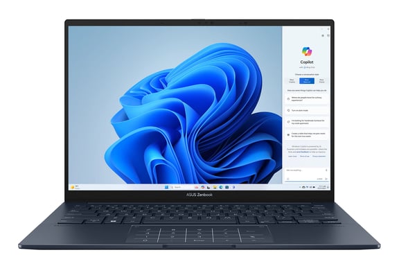 Zenbook 14 Core Ultra 5 225H (14”) 4.9 GHz, 512 Go, 16 Go, Intel Arc Graphics, Bleu - AZERTY