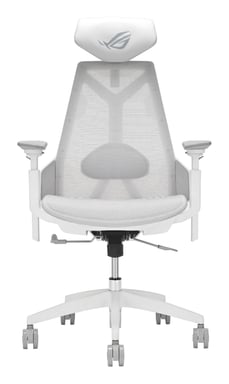 ASUS ROG Destrier Ergo Core Bianco Sedia da gioco per PC Seduta traspirante Bianco