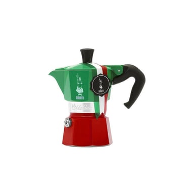 Cafetière italienne Bialetti La Mokina 1 tasse 40 ml Vert/Rouge