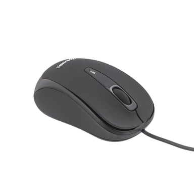 Ratón con cable Tellur Basic, mini, USB, negro