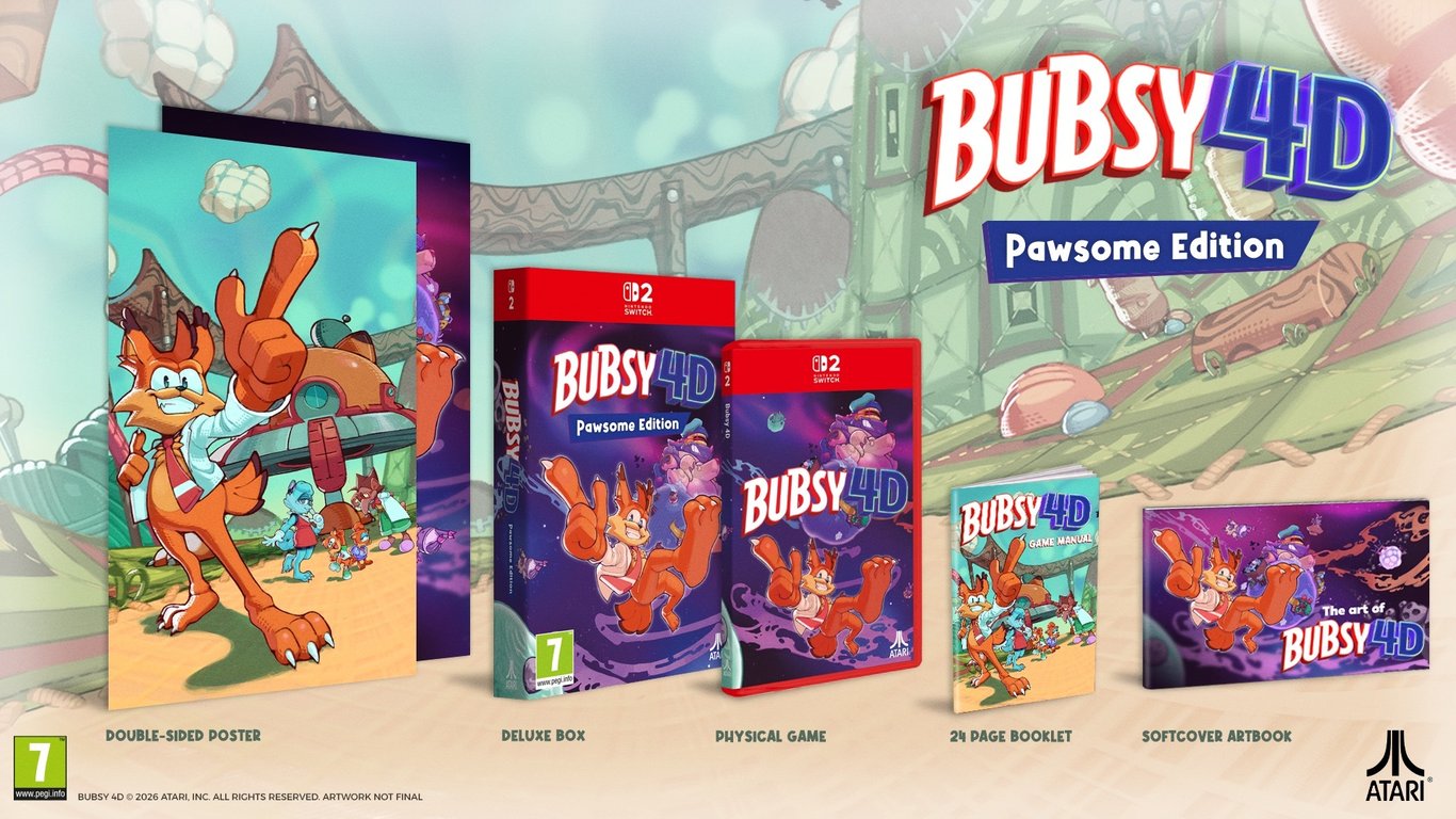 Atari Bubsy 4D - Pawsome Edition - Neuf
