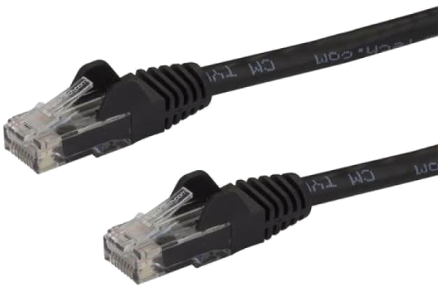 STARTECH Câble Ethernet Cat 6 1,5 m - 100% Cuivre - Noir