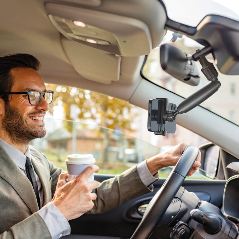Cellularline Spin Mirror Support de téléphone pour voiture Neuf - vue 2