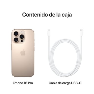 iPhone 16 Pro (5G) 128 Gb, Titanio Desierto