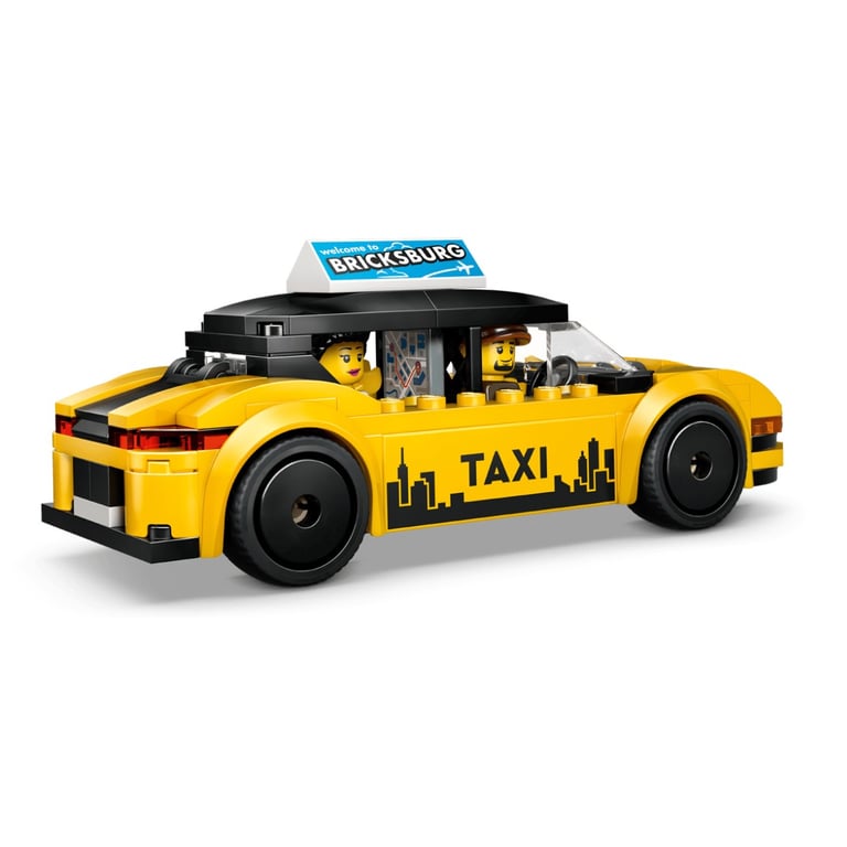 LEGO City Le Taxi Jaune 60487 - vue 5