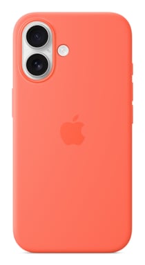 Apple Coque en silicone MagSafe pour iPhone 16 - Tangerine Orange