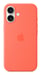 Apple Coque en silicone MagSafe pour iPhone 16 - Tangerine Orange