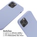 imoshion Coque en silicone avec cordon pour Apple iPhone 12 (Pro) - Violet