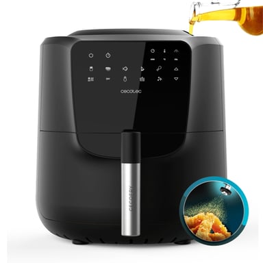 Cecotec 03300 friteuse Unique 5,5 L Autonome 1550 W Friteuse sans huile Noir