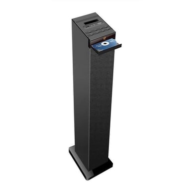 INOVALLEY HP32CD - Torre sonora Bluetooth, lettore CD, USB - Nero