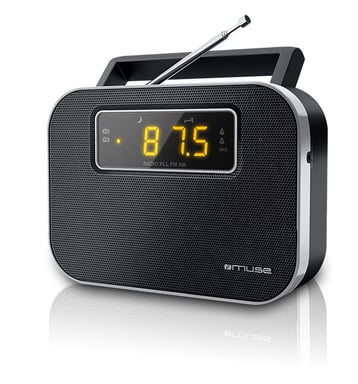 Muse M-081 R Portátil Digital Negro