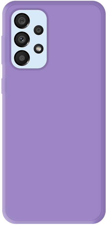 Coque silicone unie compatible Mat Violet Samsung Galaxy A33 5G