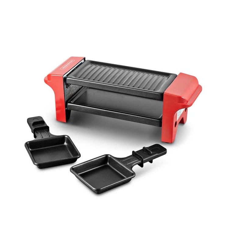 Machine à Raclette Grill 2 Personnes – Rc Rigi Red Kitchencook - Neuf